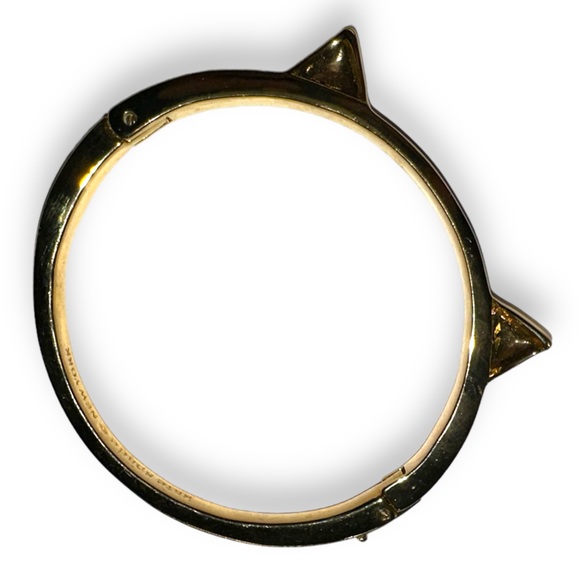Kate Spade Cat Design Gold Hinge Bracelet 🐱 ♥️ - Picture 3 of 7